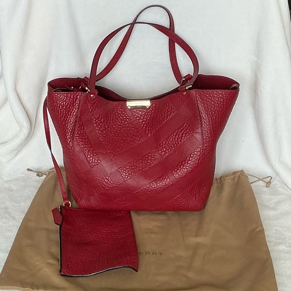 Burberry Embossed Check Leather Canterbury bag - Picture 2 of 16